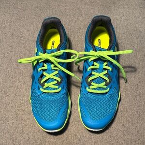 Under Armour Blue and Neon Green Athletic Shoes